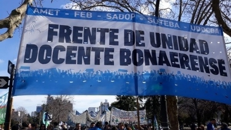 CONTUNDENTE ADHESIÓN DE LA DOCENCIA BONAERENSE AL PARO GENERAL