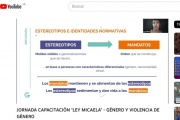 JORNADA CAPACITACIÓN "LEY MICAELA" - GÉNERO Y VIOLENCIA DE GÉNERO