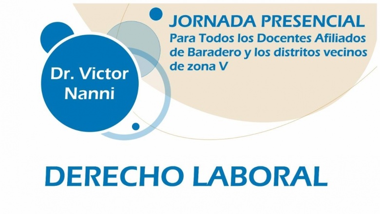 JORNADA PRESENCIAL: "Derecho Laboral"