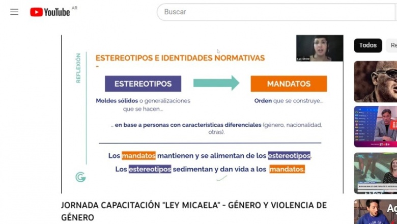 JORNADA CAPACITACIÓN "LEY MICAELA" - GÉNERO Y VIOLENCIA DE GÉNERO