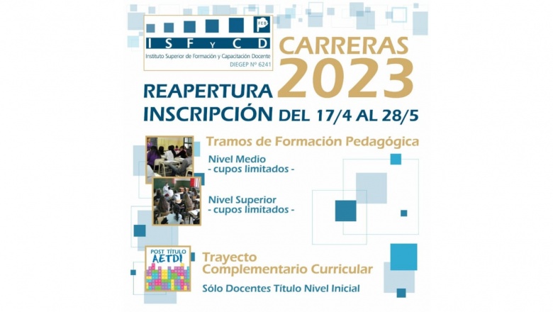 Carreras 2023: Reabrimos la inscripción