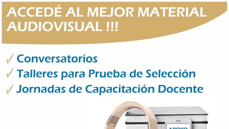 MATERIAL DE APOYO AUDIOVISUAL