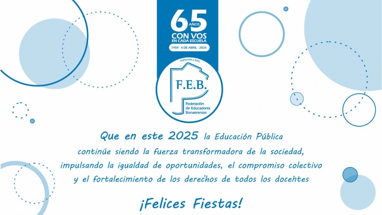 LA FEB LES DESEA FELICES FIESTAS!