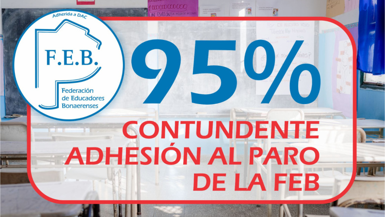 CON UN 95% DE ADHESIÓN, ES CONTUNDENTE EL PARO DE LA FEB EN TODA LA PROVINCIA