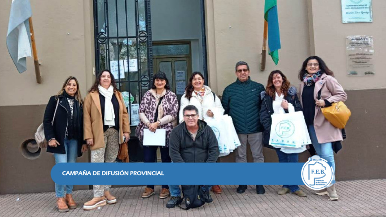 LA CAMPAÑA DE DIFUSIÓN DE LA FEB VISITÓ LAS ESCUELAS DE TRENQUE LAUQUEN