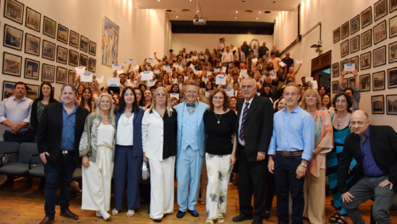 ACTO DE COLACIÓN DEL INSTITUTO SUPERIOR DE LA FEB DE LOS PROFESORADOS, POSTÍTULOS Y TRAMOS DE FORMACIÓN PEDAGÓGICA