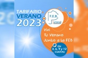 #TurismoFEB : Tarifas Verano 2023