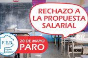 PARO DOCENTE - 20 DE MAYO