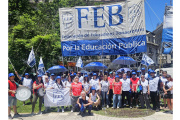 LA FEB SE MOVILIZÓ EN RECHAZO A LA REFORMA LABORAL Y POR LA RESTITUCIÓN DEL INCENTIVO DOCENTE