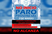 NO INICIO - PARO PROVINCIAL - 2 DE MARZO