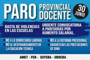 PARO PROVINCIAL DOCENTE
